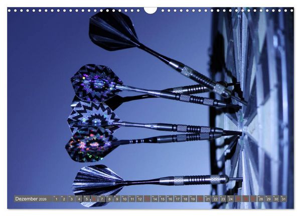 Produktbild: Darts. Konzentration - Sport - Spannung (Wandkalender 2026 DIN A3 quer), CALVENDO Monatskalender