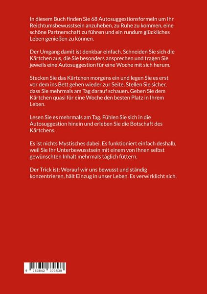 Produktbild: Autosuggestionen f&uuml;r Ihren pers&ouml;nlichen Reichtum
