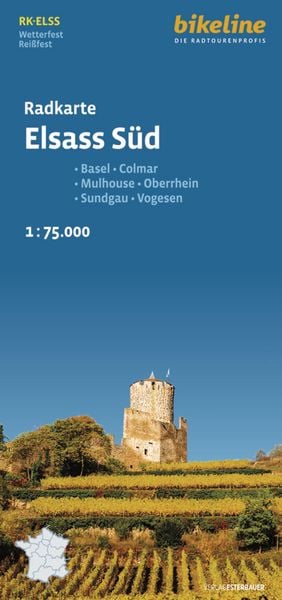 Radkarte Elsass Süd, Sonstige von , Esterbauer, 9783711103307