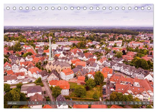 Produktbild: Ein Blick auf Delbr&uuml;ck (Tischkalender 2026 DIN A5 quer), CALVENDO Monatskalender
