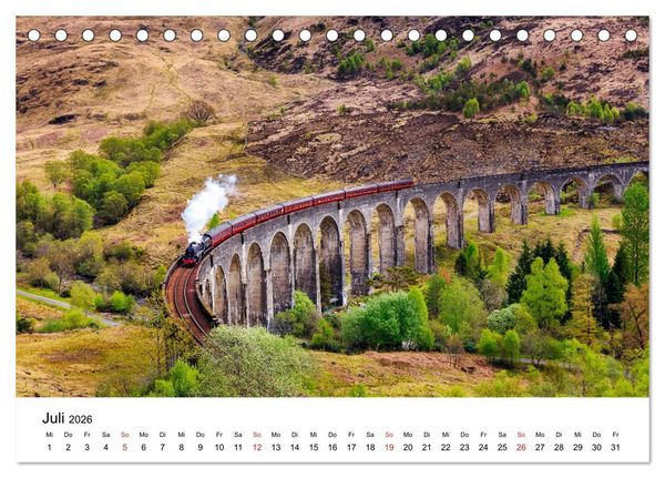 Produktbild: North Coast 500 - Schottlands Traumstra&szlig;e (Tischkalender 2026 DIN A5 quer), CALVENDO Monatskalender