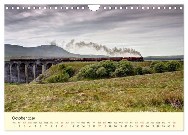 Produktbild: Steam Landscape (Wall Calendar 2026 DIN A4 landscape), CALVENDO 12 Month Wall Calendar