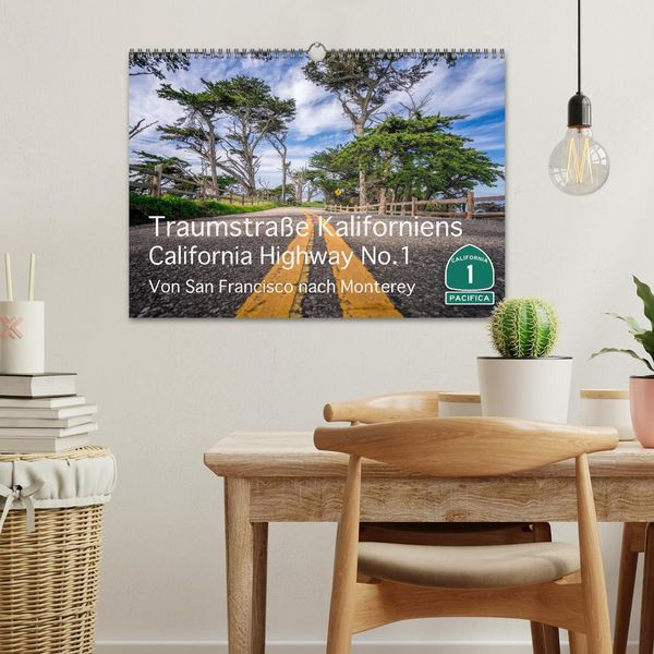Produktbild: Traumstra&szlig;e Kaliforniens - California Highway No.1 (Wandkalender 2026 DIN A3 quer), CALVENDO Monatskalender