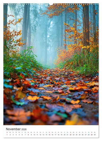 Produktbild: Natur im Jahreslauf (Wandkalender 2026 DIN A2 hoch), CALVENDO Monatskalender