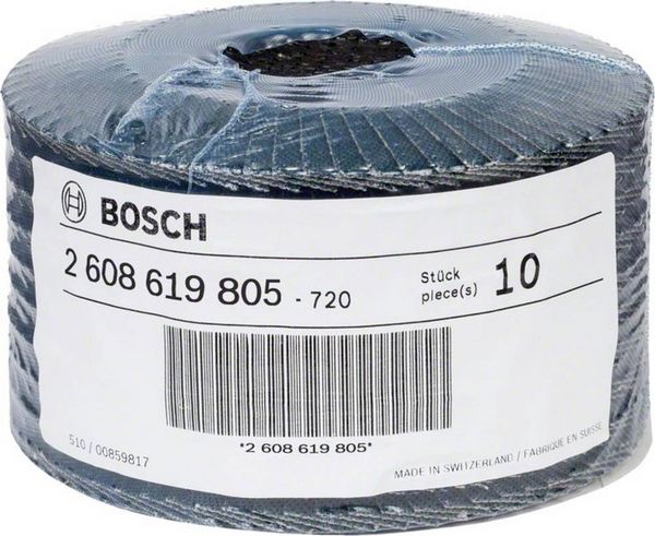 Produktbild: Bosch Accessories 2608619805 X551 F&auml;cherschleifscheibe Durchmesser 125 mm Bohrungs-&Oslash; 22.23 mm K&ouml;rnung (num) 80 1 St.