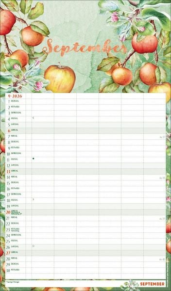 Produktbild: Familienplaner Aquarell 2026