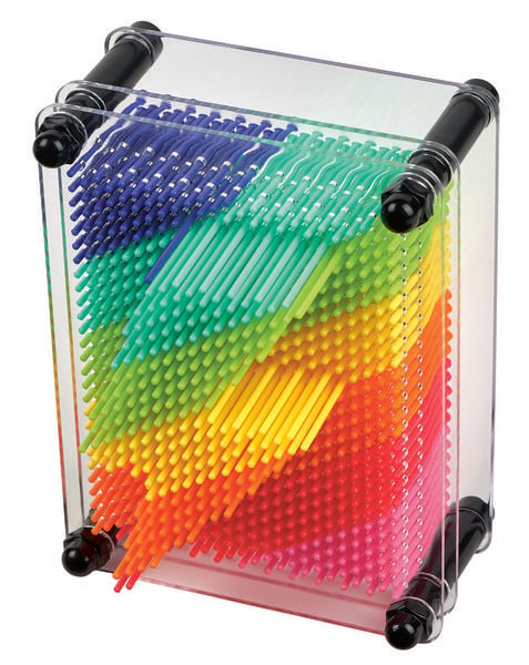 Produktbild: 3D-Nagelbilder Regenbogen Pin Art