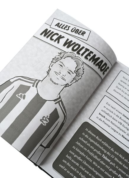 Produktbild: Mein Fu&szlig;ballheld Nick Woltemade &ndash; Seine Geschichte, seine Spiele, seine Rekorde