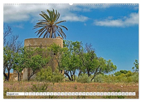 Produktbild: Portugal - Die Algarve vom Cabo de Sao Vicente bis Tavira (Wandkalender 2026 DIN A2 quer), CALVENDO Monatskalender