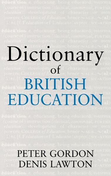 Produktbild: Dictionary of British Education