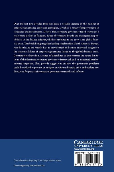 Produktbild: Corporate Governance and the Global Financial Crisis