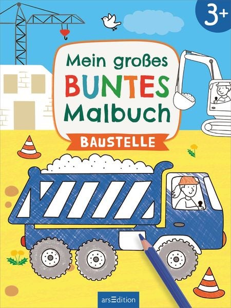 Produktbild: Mein gro&szlig;es buntes Malbuch &ndash; Baustelle