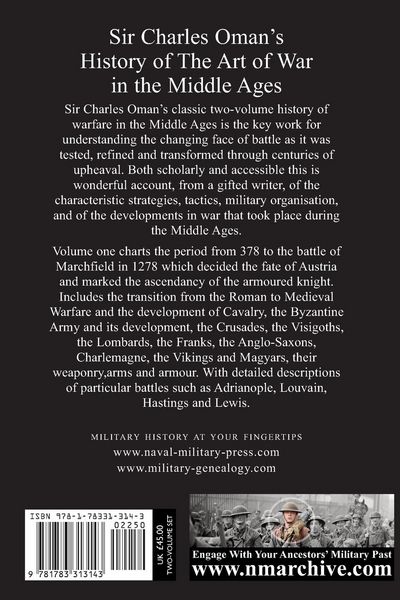 Produktbild: Sir Charles Oman's History of The Art of War in the Middle Ages Volume 1