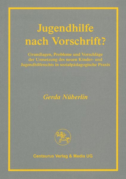 Produktbild: Jugendhilfe nach Vorschrift?
