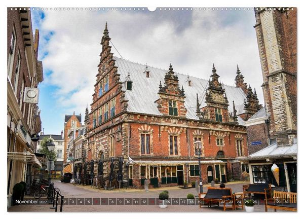 Produktbild: Haarlem - Kleine Schwester von Amsterdam (hochwertiger Premium Wandkalender 2027 DIN A2 quer), Kunstdruck in Hochglanz