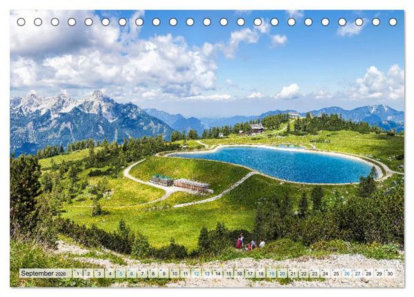 Produktbild: &Ouml;sterreich Berg und See (Tischkalender 2026 DIN A5 quer), CALVENDO Monatskalender
