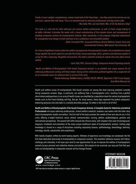 Produktbild: Health and Welfare of Brachycephalic (Flat-faced) Companion Animals