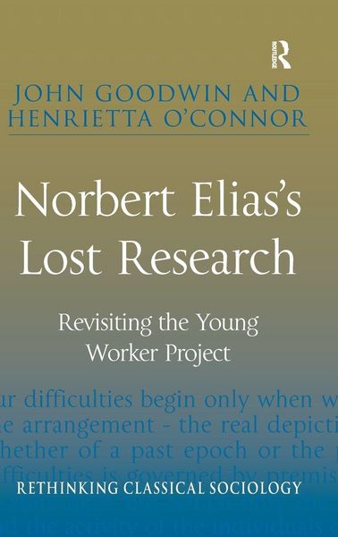 Produktbild: Norbert Elias's Lost Research