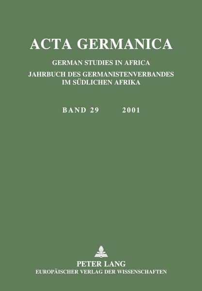 Produktbild: Acta Germanica