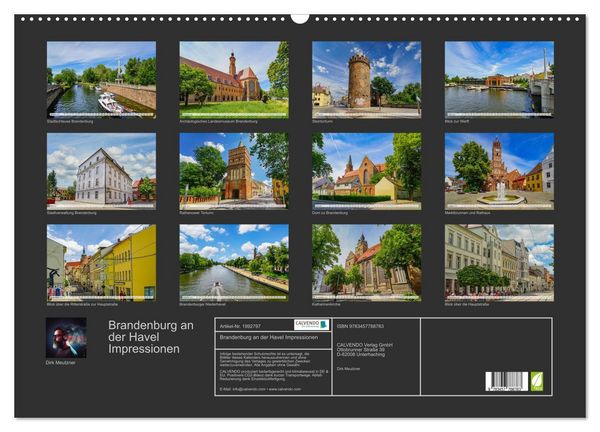 Produktbild: Brandenburg an der Havel Impressionen (Wandkalender 2026 DIN A2 quer), CALVENDO Monatskalender