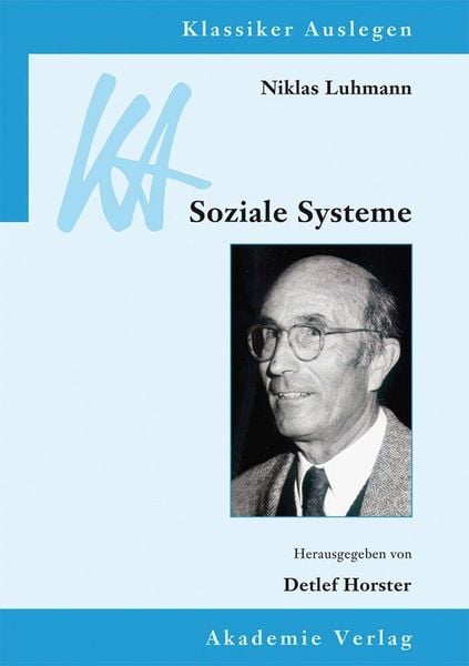 Produktbild: Niklas Luhmann: Soziale Systeme