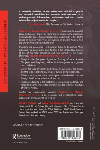 Produktbild: Aspects of Roman History 82BC-AD14
