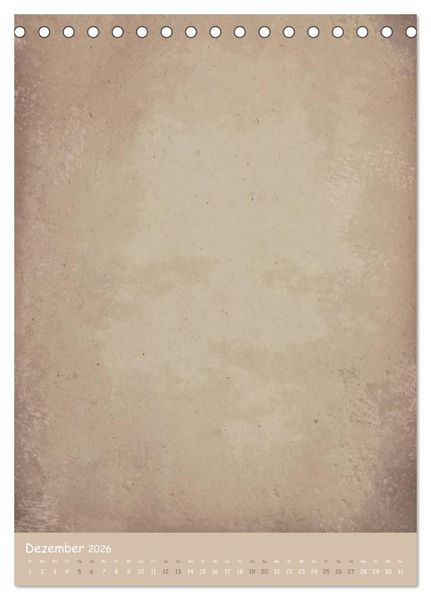 Produktbild: Vintage DIY Bastel-Kalender -Hochformat- (Tischkalender 2026 DIN A5 hoch), CALVENDO Monatskalender