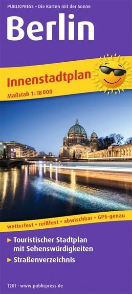 Produktbild: Publicpress Stadtplan Berlin 1:18.000