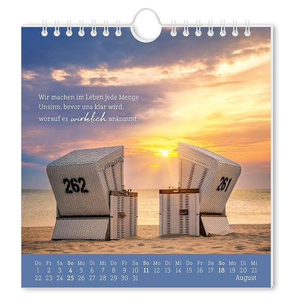 Postkartenkalender 2024 Strandgut