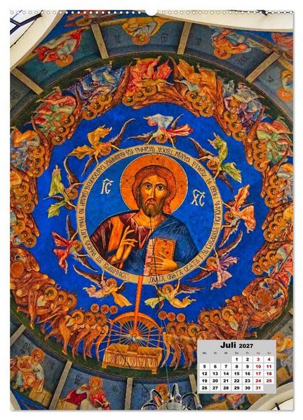 Produktbild: Orthodoxe Kirchen in Nordmazedonien (Wandkalender 2027 DIN A2 hoch), CALVENDO Monatskalender