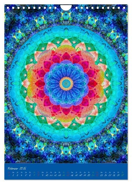 Produktbild: Bl&uuml;hende Mandalas (Wandkalender 2026 DIN A4 hoch), CALVENDO Monatskalender