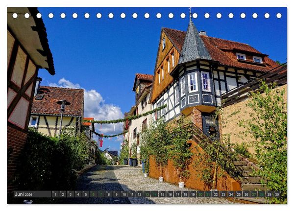 Produktbild: Sch&ouml;nes Biedenkopf Luftkurort in Hessen (Tischkalender 2026 DIN A5 quer), CALVENDO Monatskalender