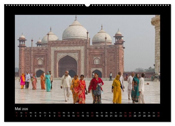 Produktbild: Taj Mahal (Wandkalender 2026 DIN A2 quer), CALVENDO Monatskalender