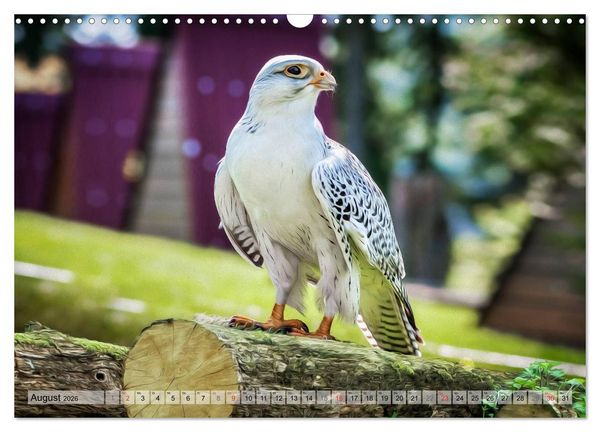 Produktbild: Faszinierende Greifv&ouml;gel hautnah (Wandkalender 2026 DIN A3 quer), CALVENDO Monatskalender