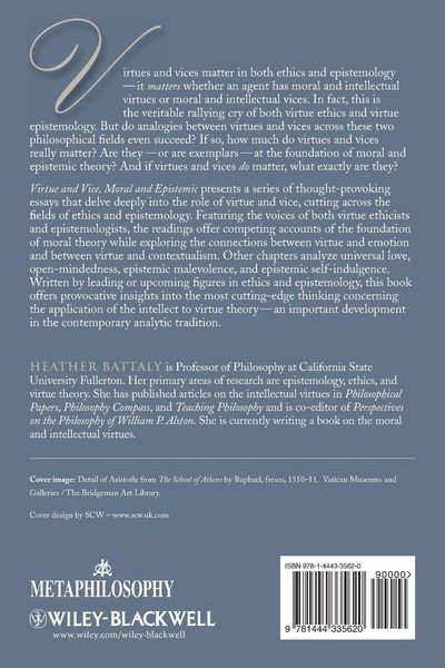 Produktbild: Virtue and Vice, Moral and Epistemic