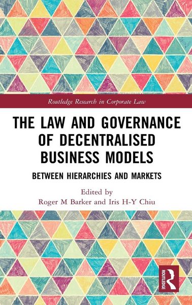 Produktbild: The Law and Governance of Decentralised Business Models