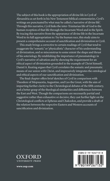 Produktbild: The Appropriation of Divine Life in Cyril of Alexandria