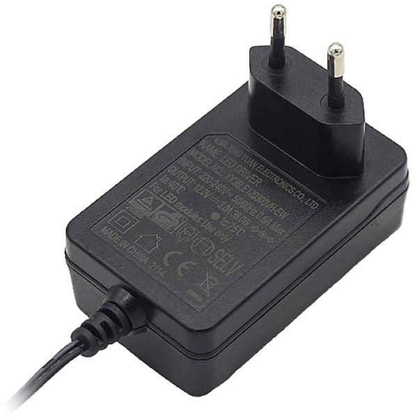 Produktbild: Dehner Elektronik XY 36LE-1203000VH-EW LED-Trafo, LED-Treiber Konstantspannung 36 W 3.0 A 12 V/DC &Uuml;berlastschutz, &Uuml;berspannung 1 St.