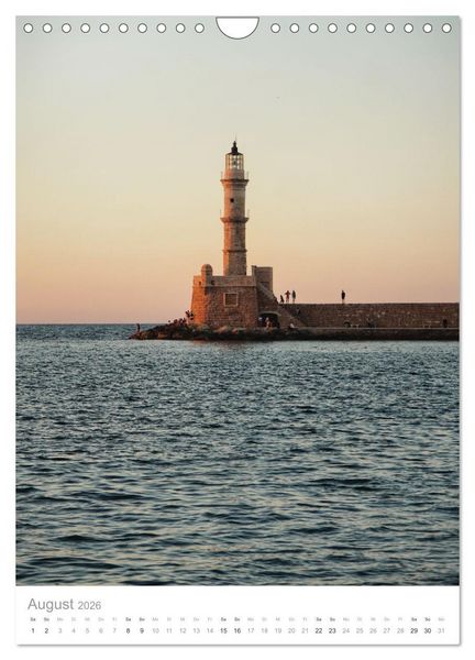 Produktbild: Kreta - Sonne, Meer und griechische Lebensart (Wandkalender 2026 DIN A4 hoch), CALVENDO Monatskalender