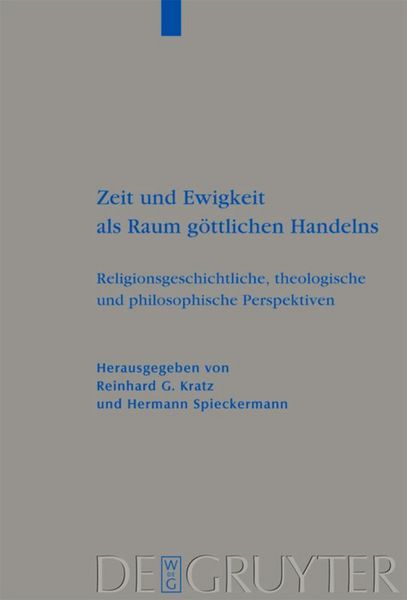 Produktbild: Zeit und Ewigkeit als Raum g&ouml;ttlichen Handelns
