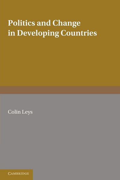 Produktbild: Politics and Change in Developing Countries