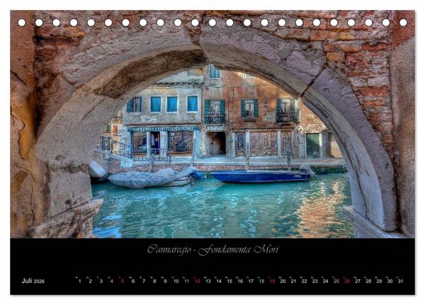 Produktbild: Venedig &ndash; La Serenissima (Tischkalender 2026 DIN A5 quer), CALVENDO Monatskalender