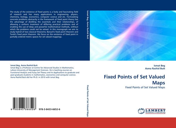 Produktbild: Fixed Points of Set Valued Maps