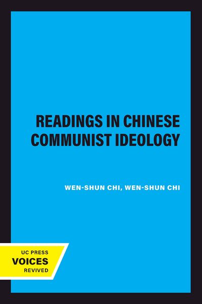 Produktbild: Readings in Chinese Communist Ideology