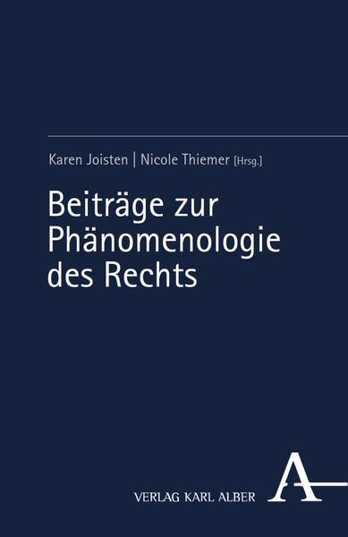 Produktbild: Beitr&auml;ge zur Ph&auml;nomenologie des Rechts