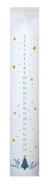 Produktbild: Adventskalenderkerze Tannenzweig