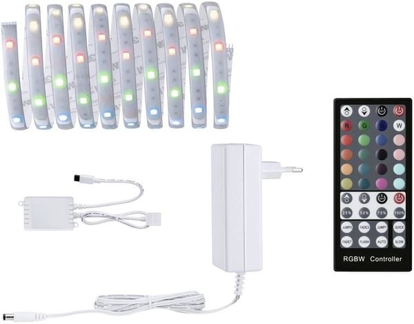 Paulmann MaxLED Basic RGB 79881 LED-Streifen-Basisset mit Stecker 24V 3m Warmweiß 1St.