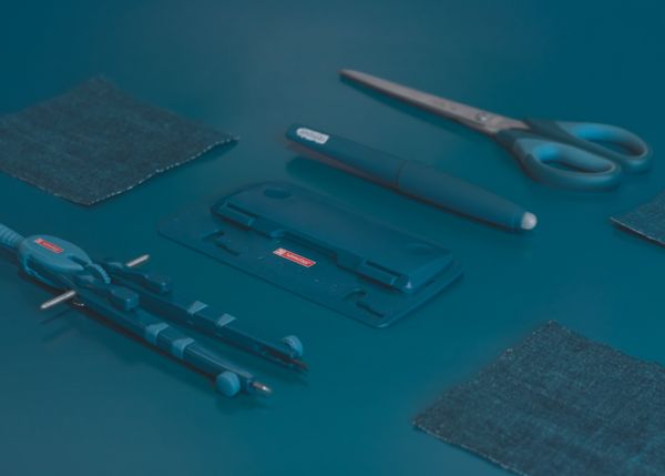 Produktbild: Brunnen Schnellverstellzirkel Peak 4 Colour Code &brvbar; &Oslash; 370 mm, denim
