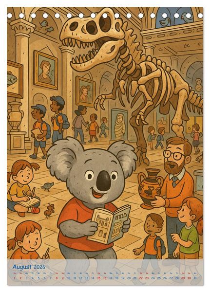 Produktbild: Koalas Wimmelwelt ein Jahr voller Wimmelspass! (Tischkalender 2026 DIN A5 hoch), CALVENDO Monatskalender