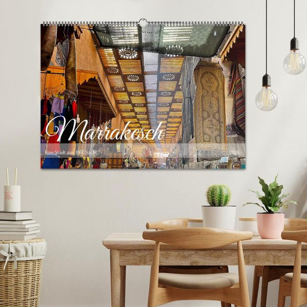 Produktbild: Marrakesch Eine Stadt aus 1001 Nacht (Wandkalender 2026 DIN A2 quer), CALVENDO Monatskalender